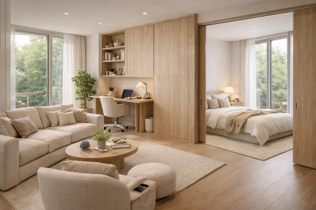 Flexible Spaces for Multi-Functional Living