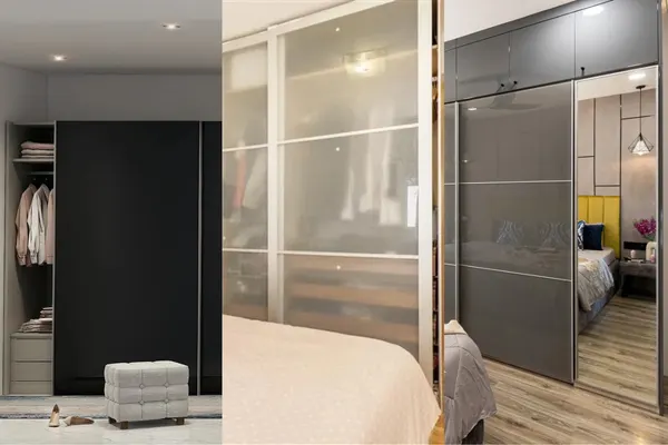 Sliding wardrobe for bedroom 