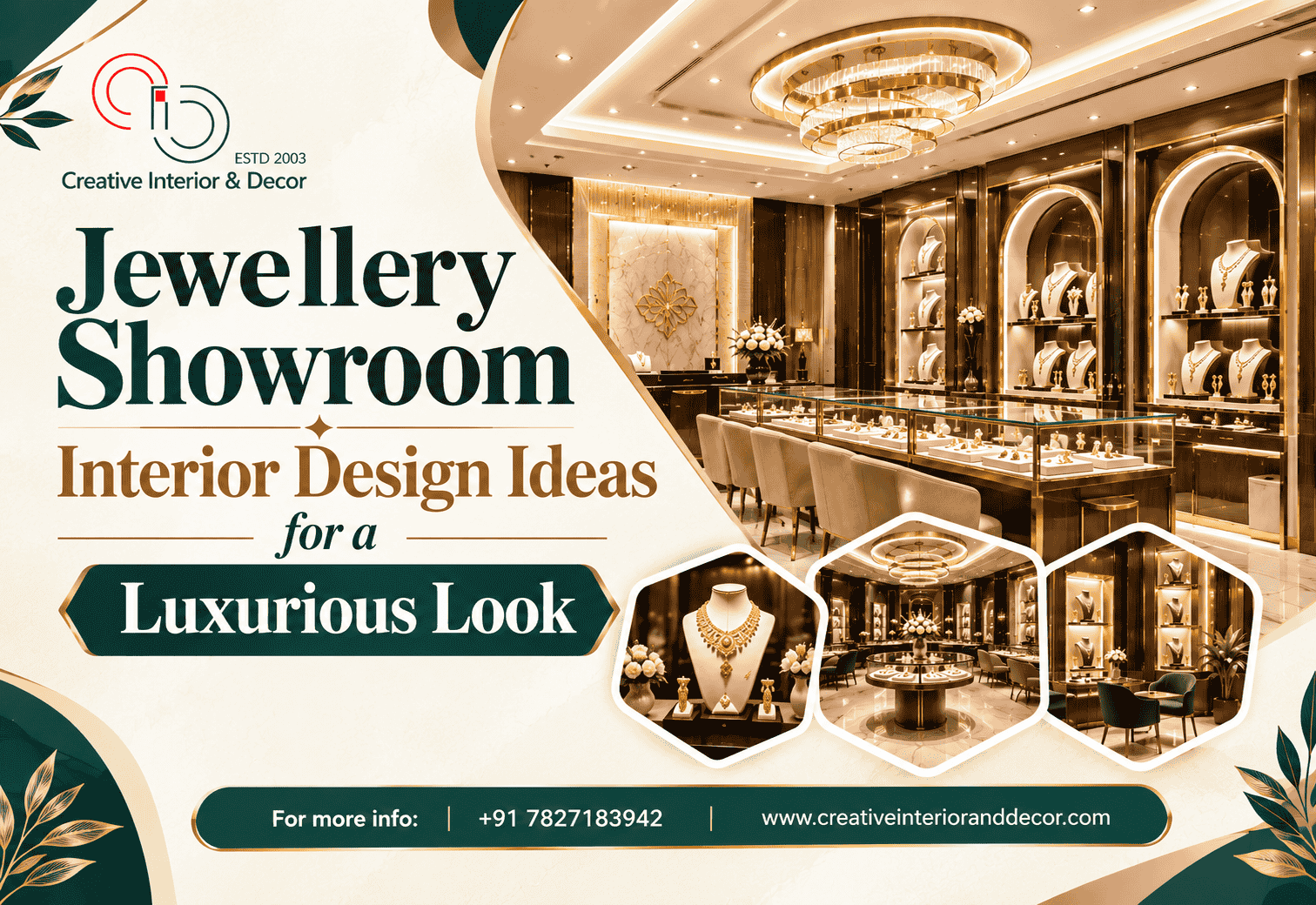 Jewellery Showroom Interior Design Ideas for a Luxurious Look