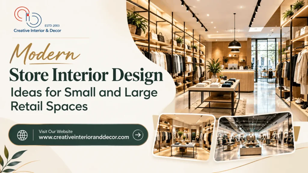Modern Store Interior Design Ideas for Small and Large Retail Spaces